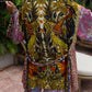 Marigold Silk Robe Col 15, MEDIUM