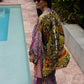 Marigold Silk Robe Col 15, MEDIUM