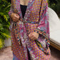 Marigold Silk Robe Col 15, MEDIUM