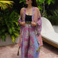 Marigold Silk Robe Col 15, MEDIUM