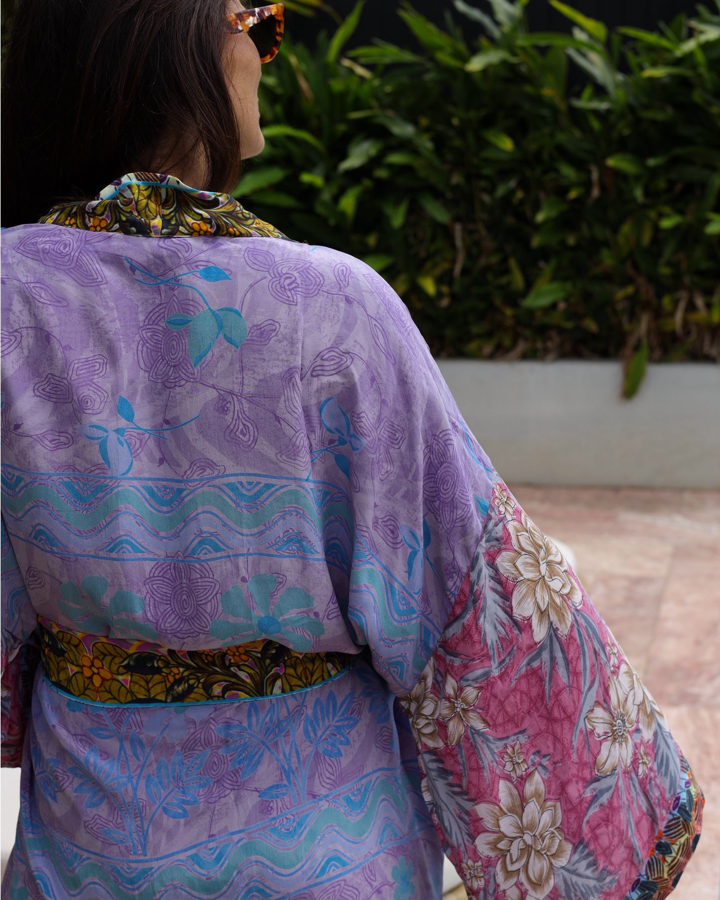 Marigold Silk Robe Col 17, LARGE