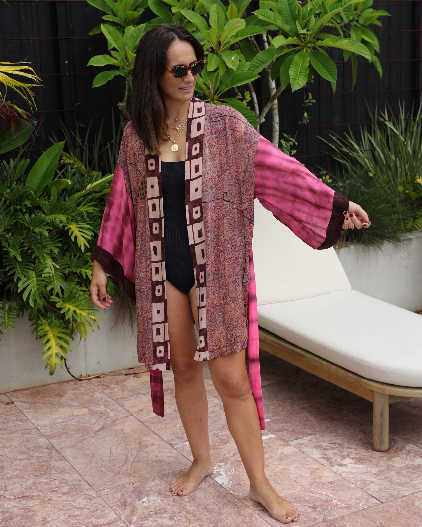 Marigold Silk Robe Col 12, SMALL