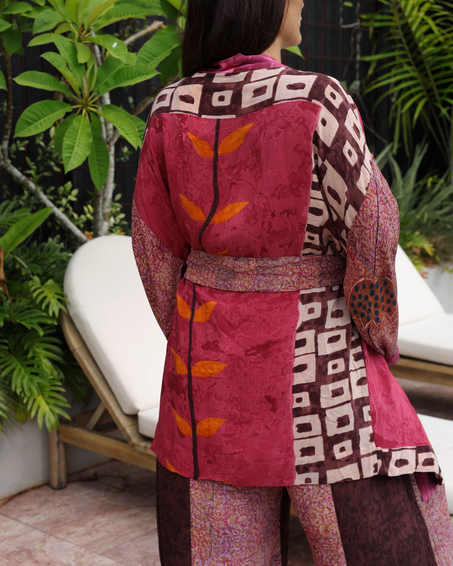 Marigold Silk Robe Col 10, SMALL
