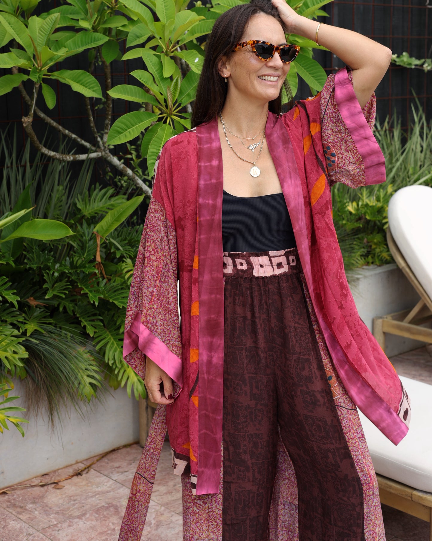 Marigold Silk Robe Col 10, SMALL