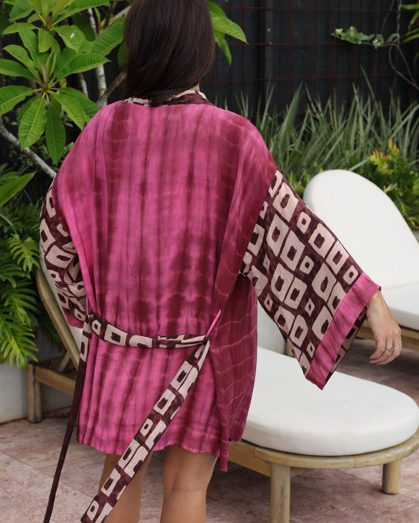 Marigold Silk Robe Col 11, SMALL