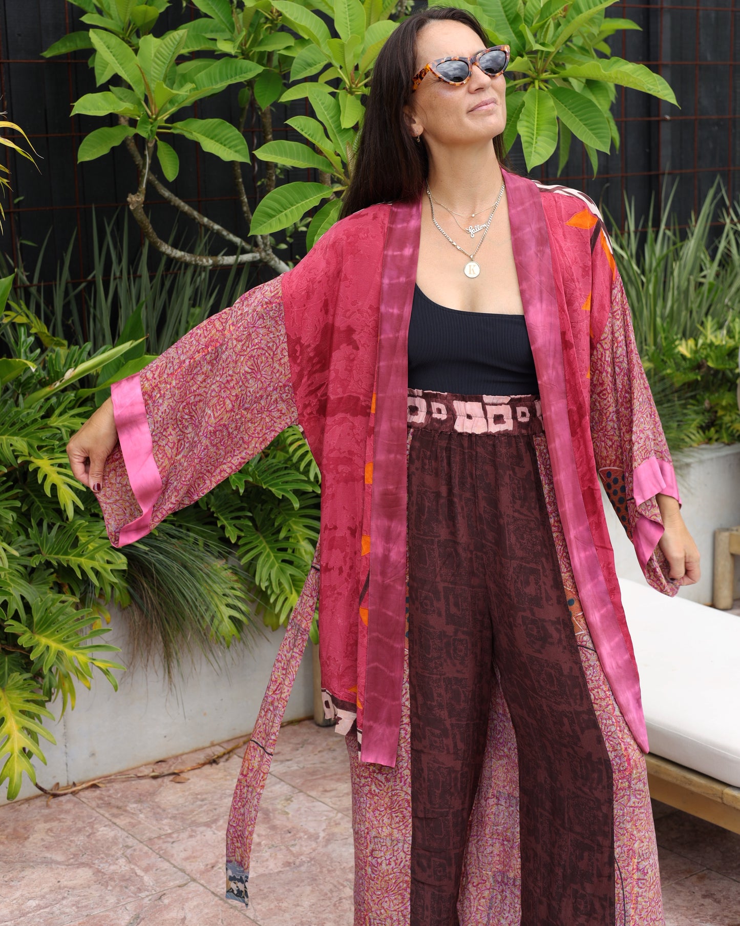 Marigold Silk Robe Col 10, SMALL