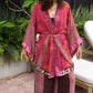 Marigold Silk Robe Col 10, SMALL