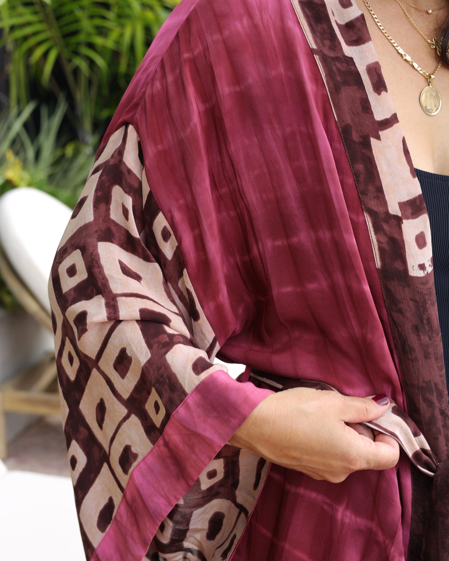 Marigold Silk Robe Col 11, SMALL
