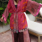 Marigold Silk Robe Col 10, SMALL