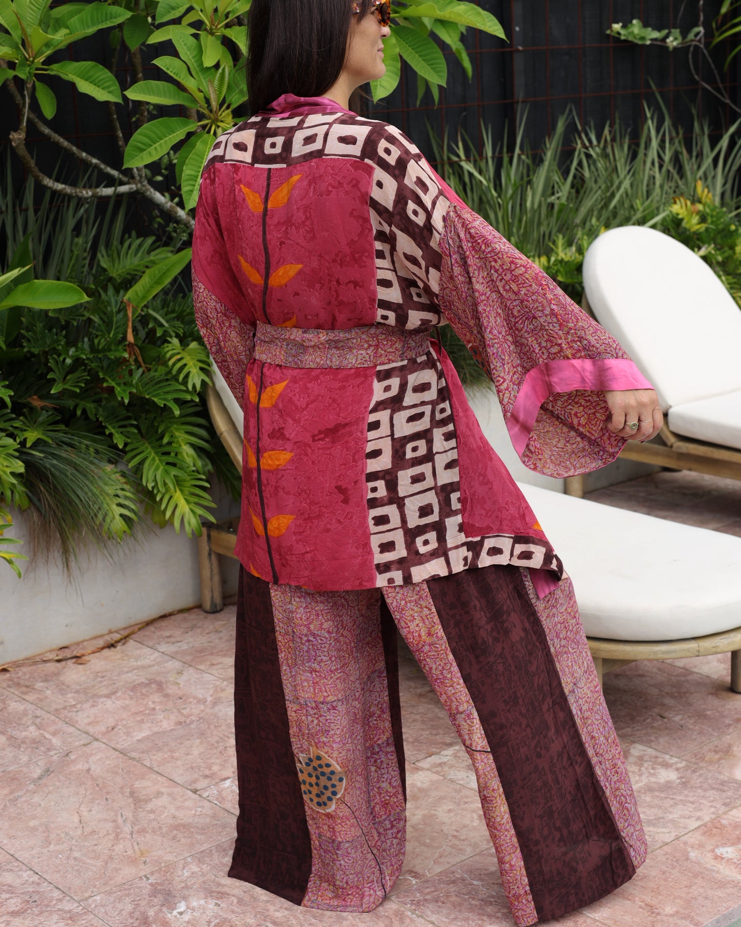 Marigold Silk Robe Col 10, SMALL