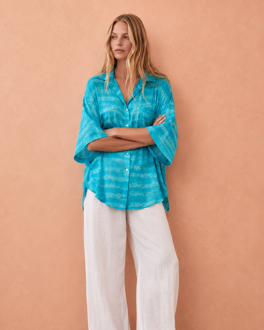 Silk Shirt O/S Col 02