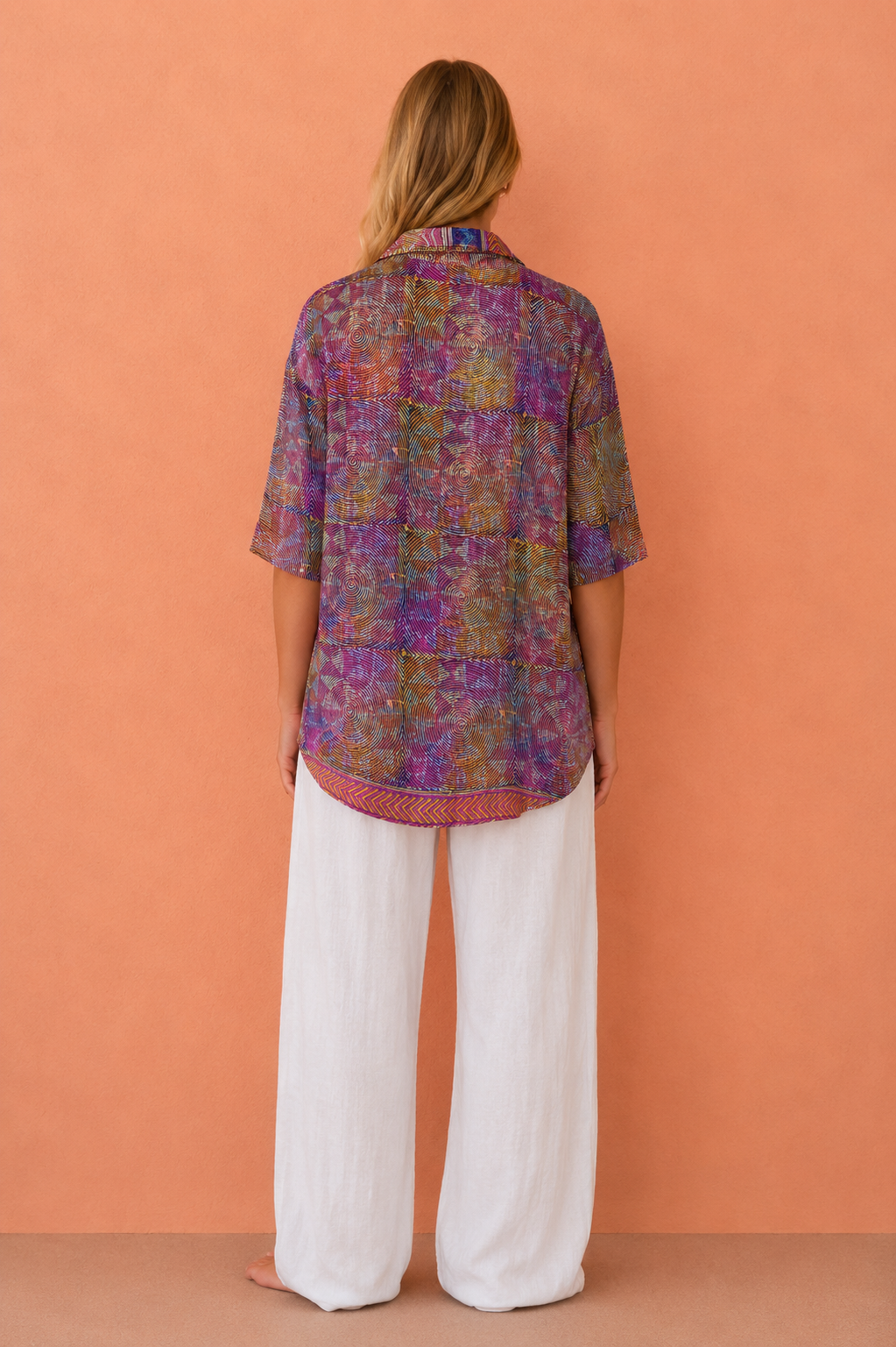 Silk Shirt O/S Col 06