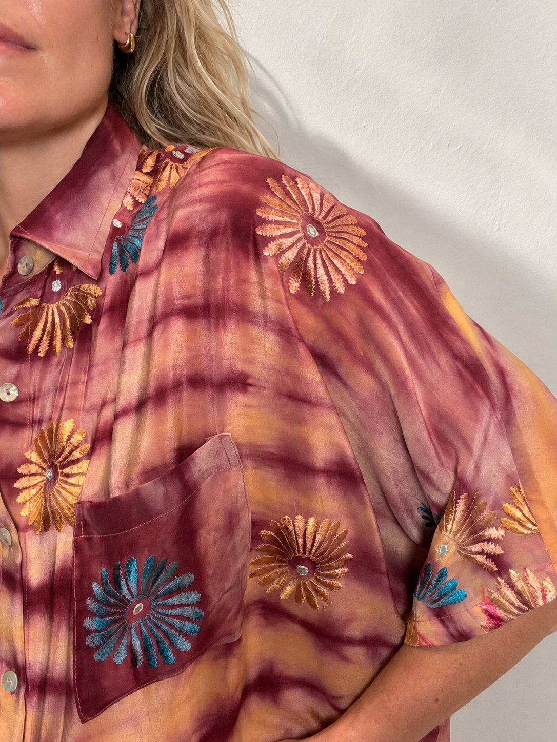 Silk Shirt O/S Col 15