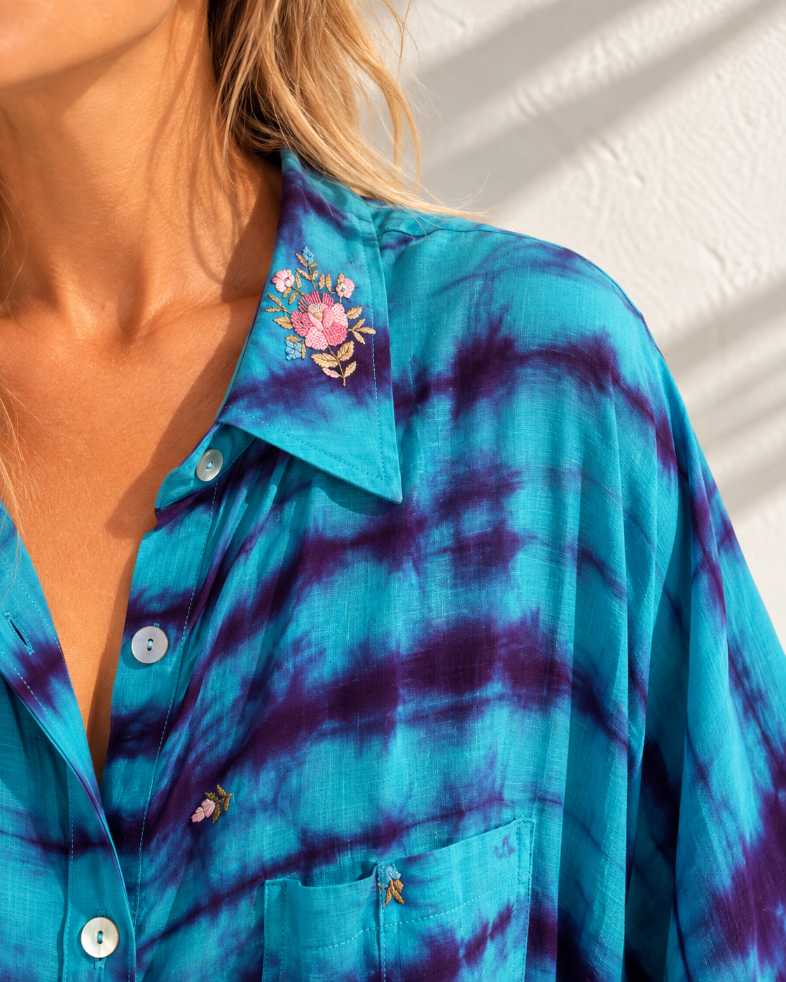 Silk Shirt O/S Col 10