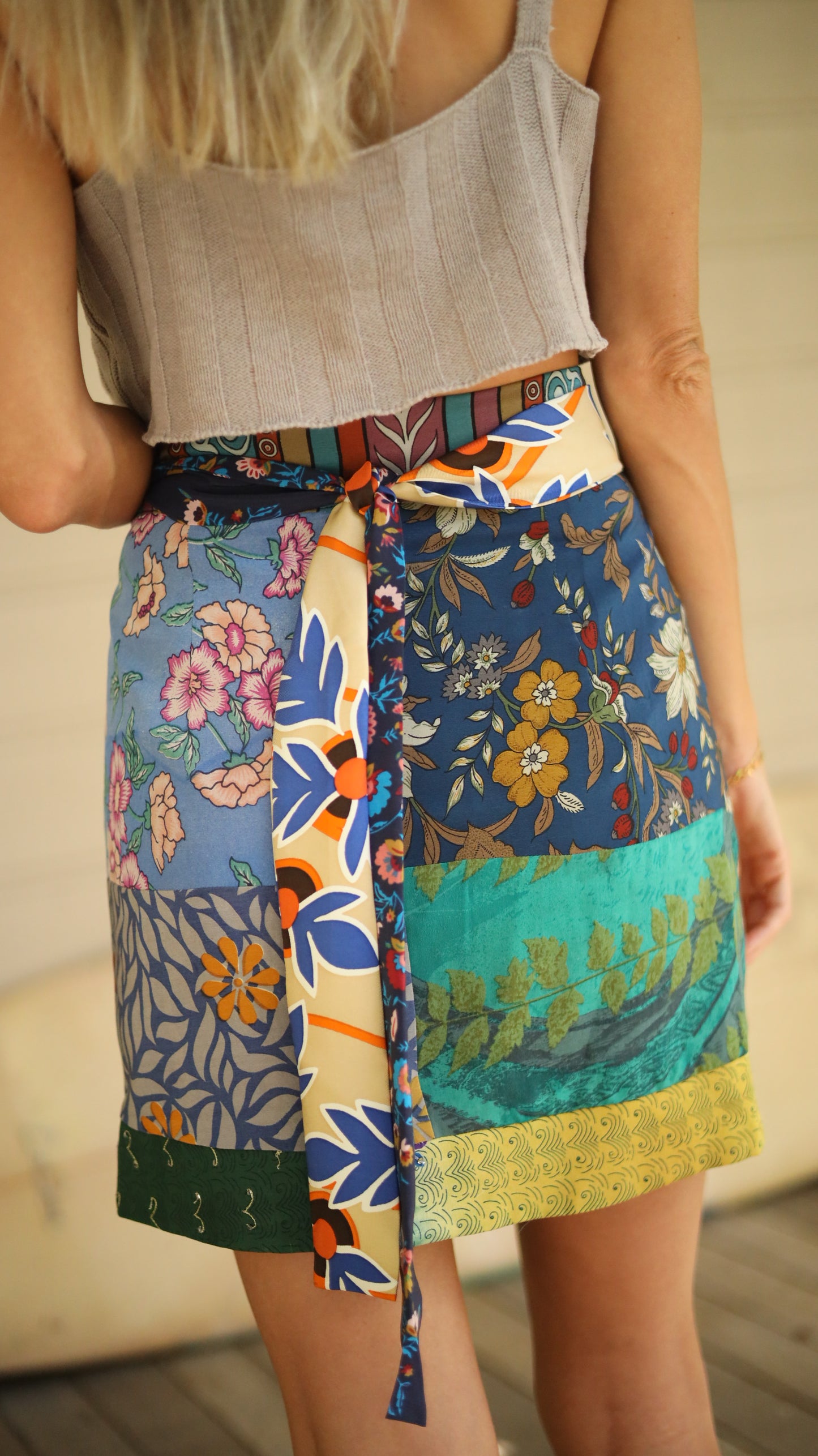 Wrap Skirt Ocean 12, O/S