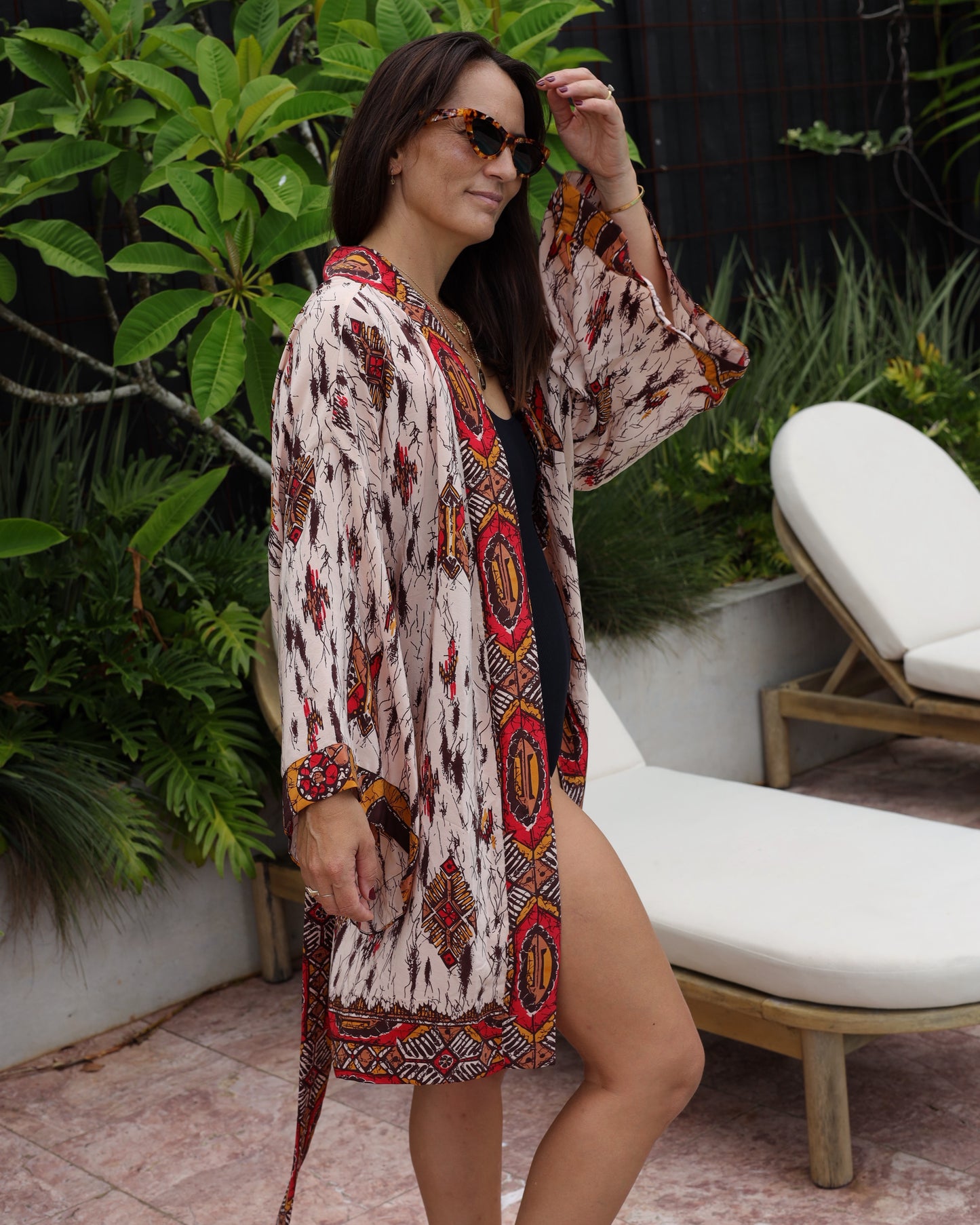 Marigold Silk Robe Col 01, LARGE