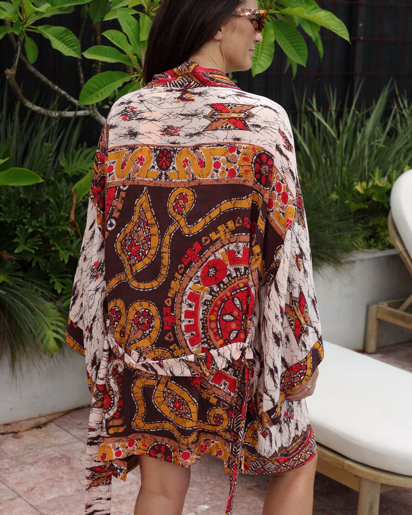 Marigold Silk Robe Col 01, LARGE