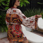 Marigold Silk Robe Col 01, LARGE