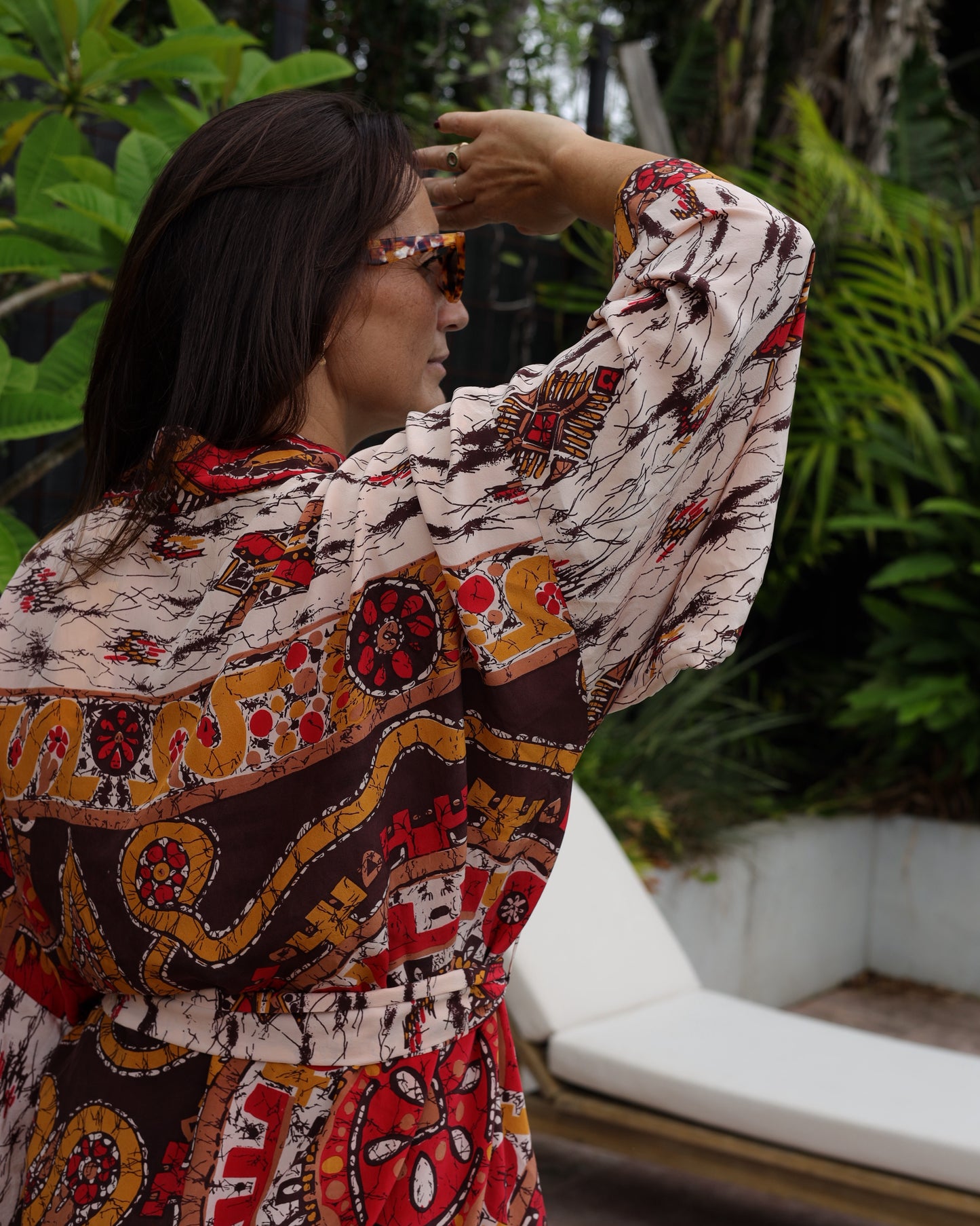 Marigold Silk Robe Col 01, LARGE