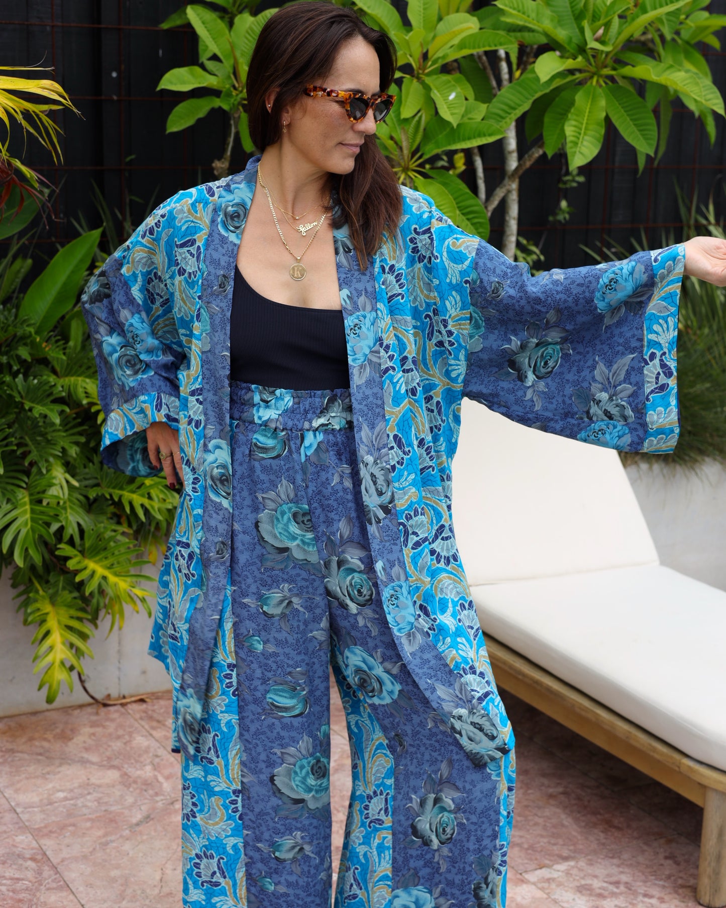Marigold Silk Robe Col 03, MEDIUM