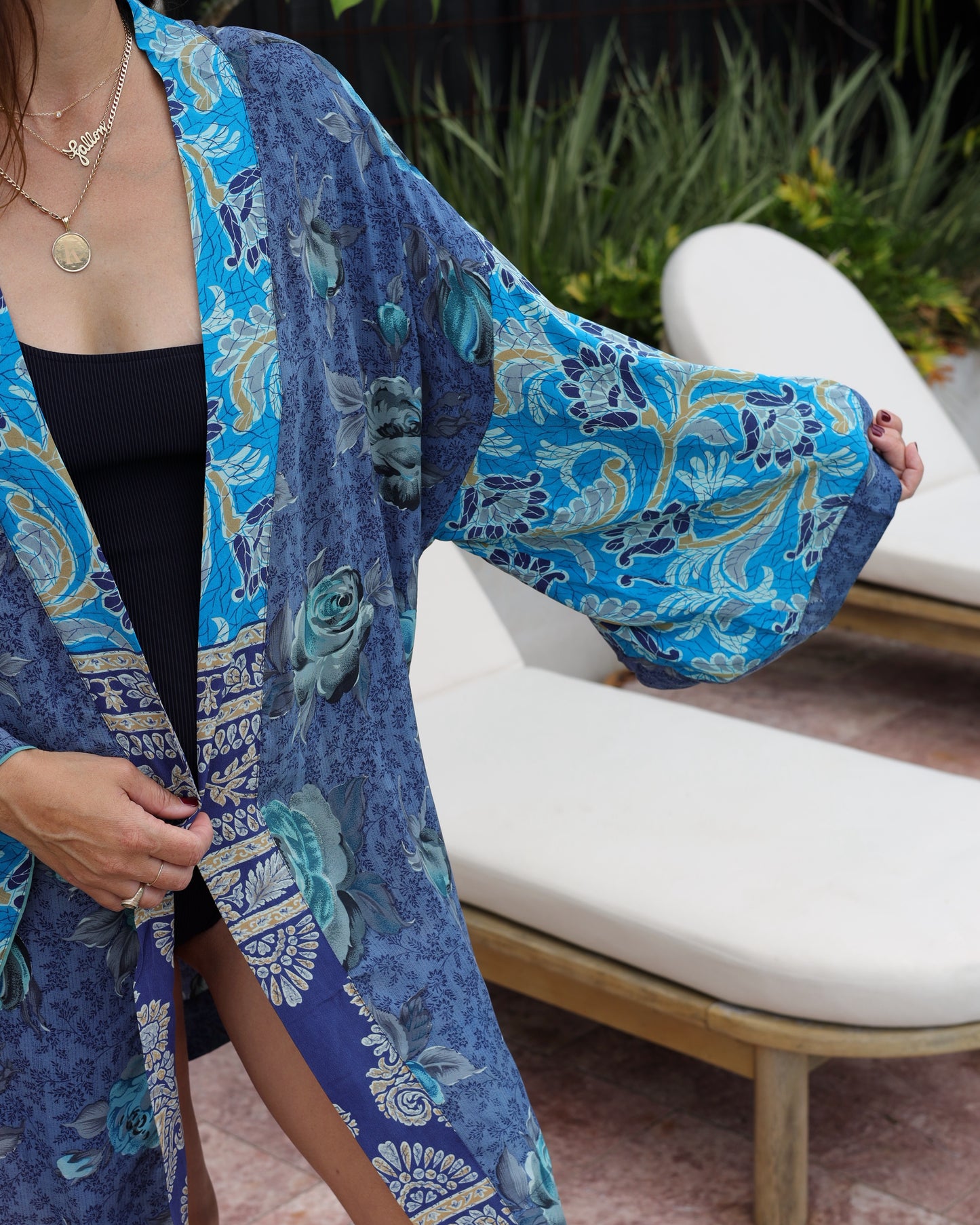 Marigold Silk Robe Col 02, MEDIUM