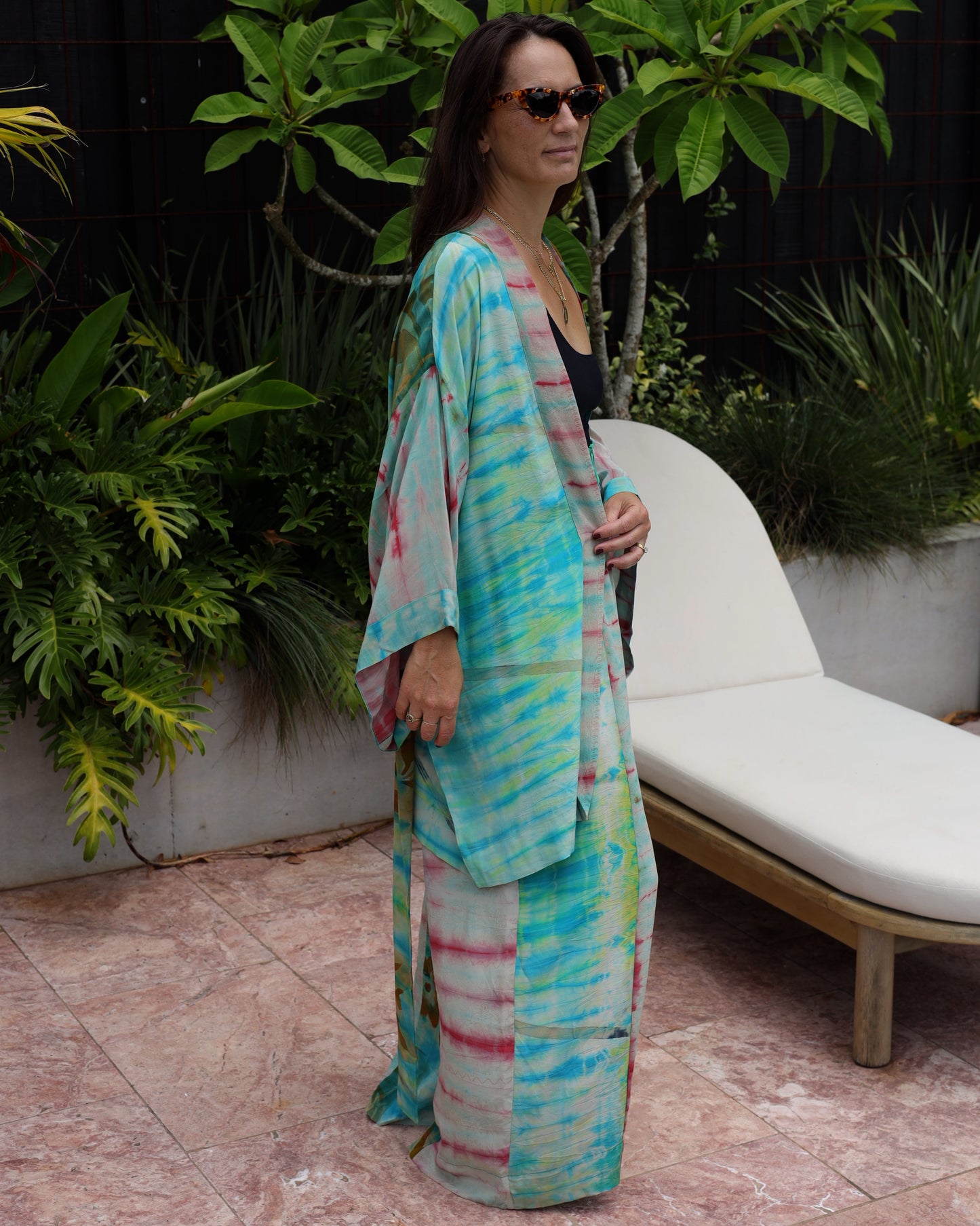 Marigold Silk Robe Col 04, MEDIUM