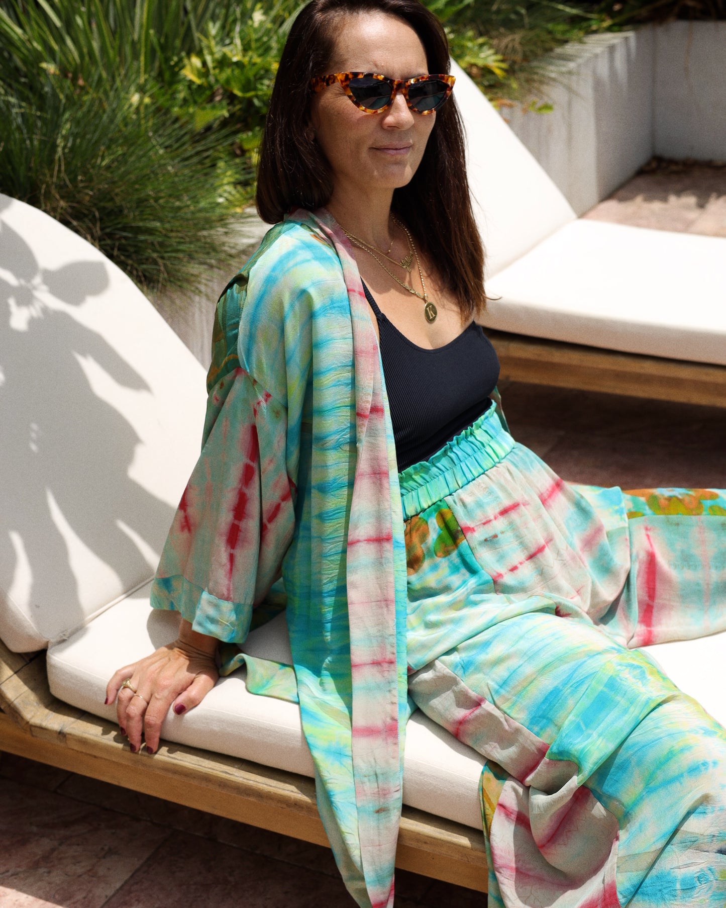 Marigold Silk Robe Col 04, MEDIUM