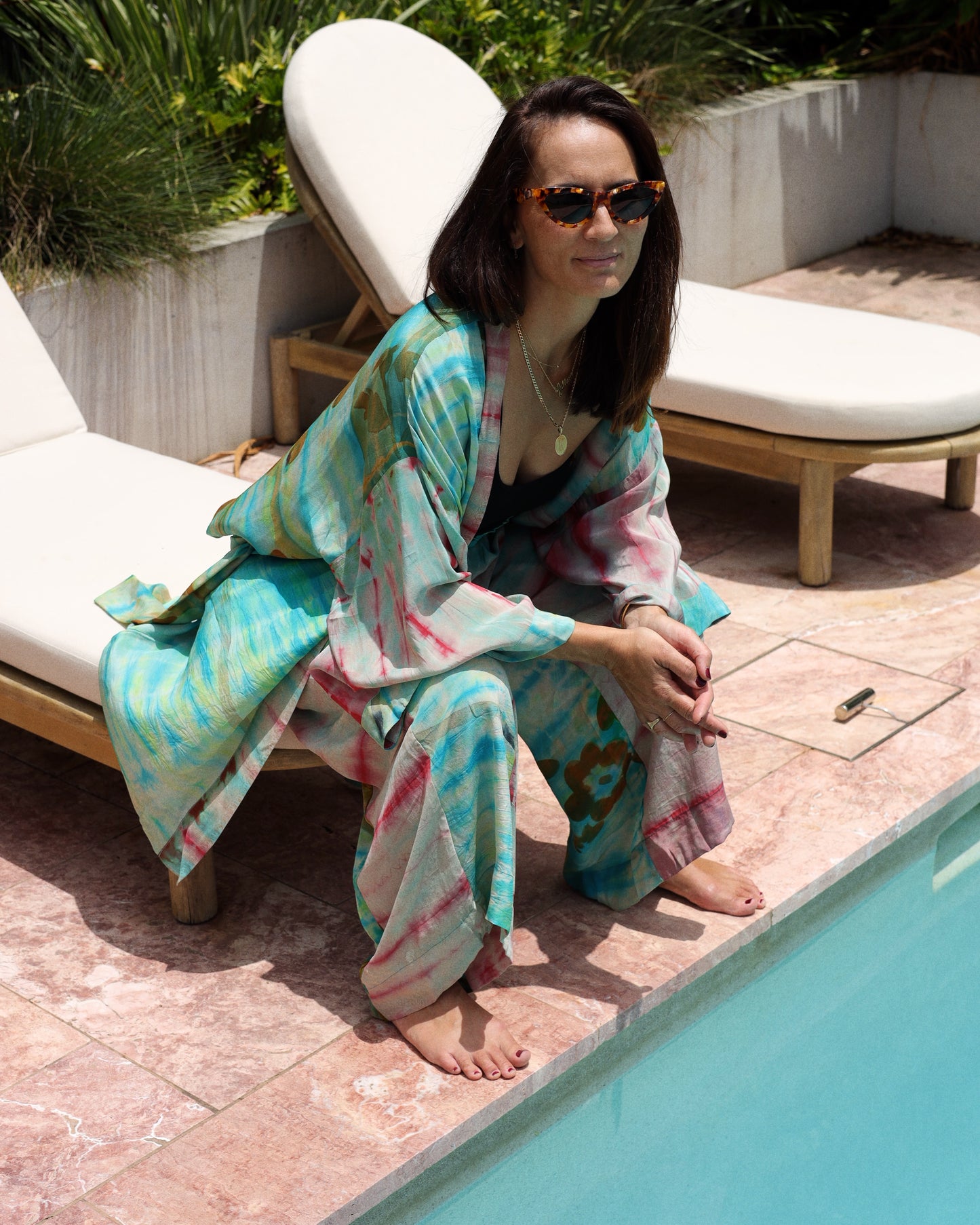 Marigold Silk Robe Col 04, MEDIUM