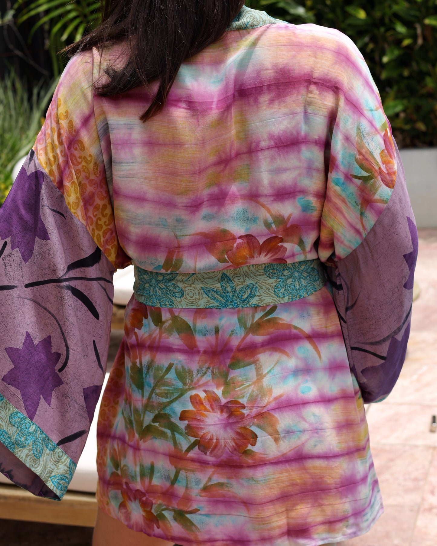 Marigold Silk Robe Col 07, SMALL