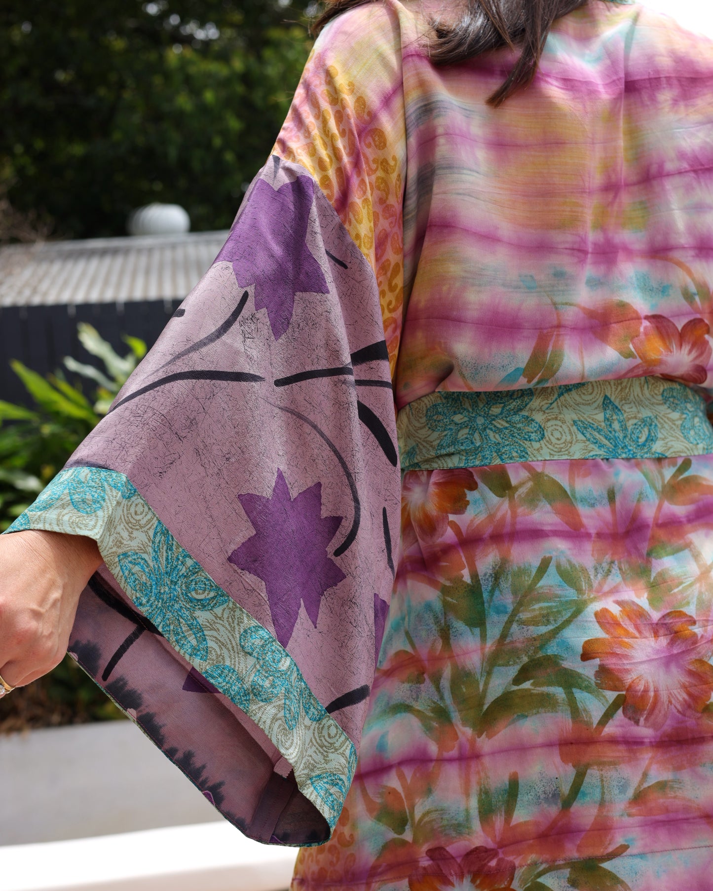 Marigold Silk Robe Col 07, SMALL