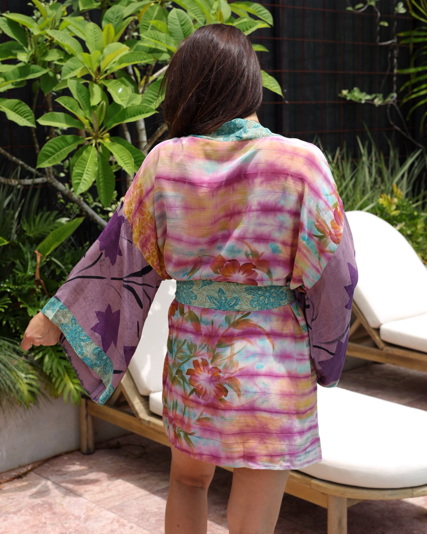 Marigold Silk Robe Col 07, SMALL