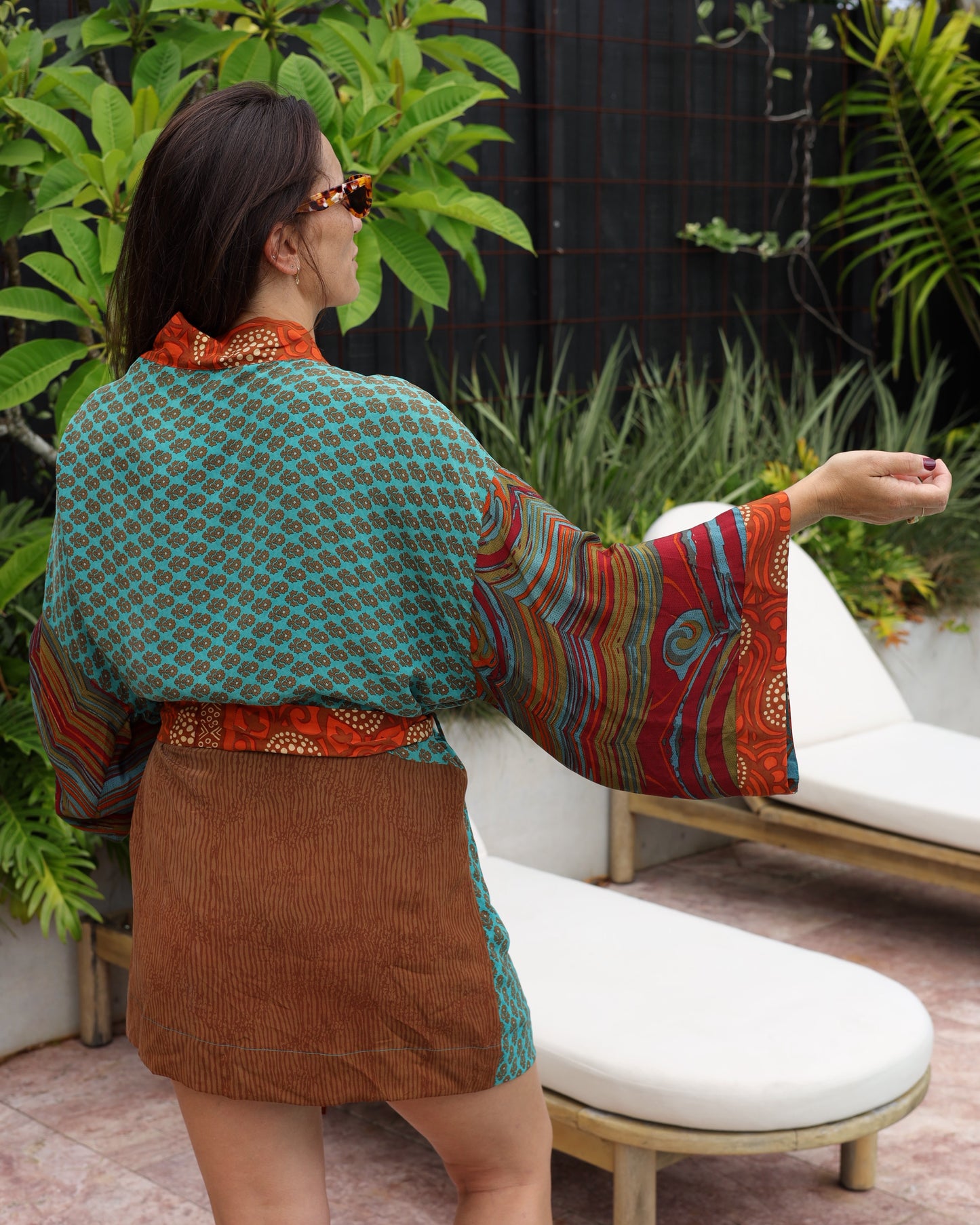 Marigold Silk Robe Col 28, SMALL