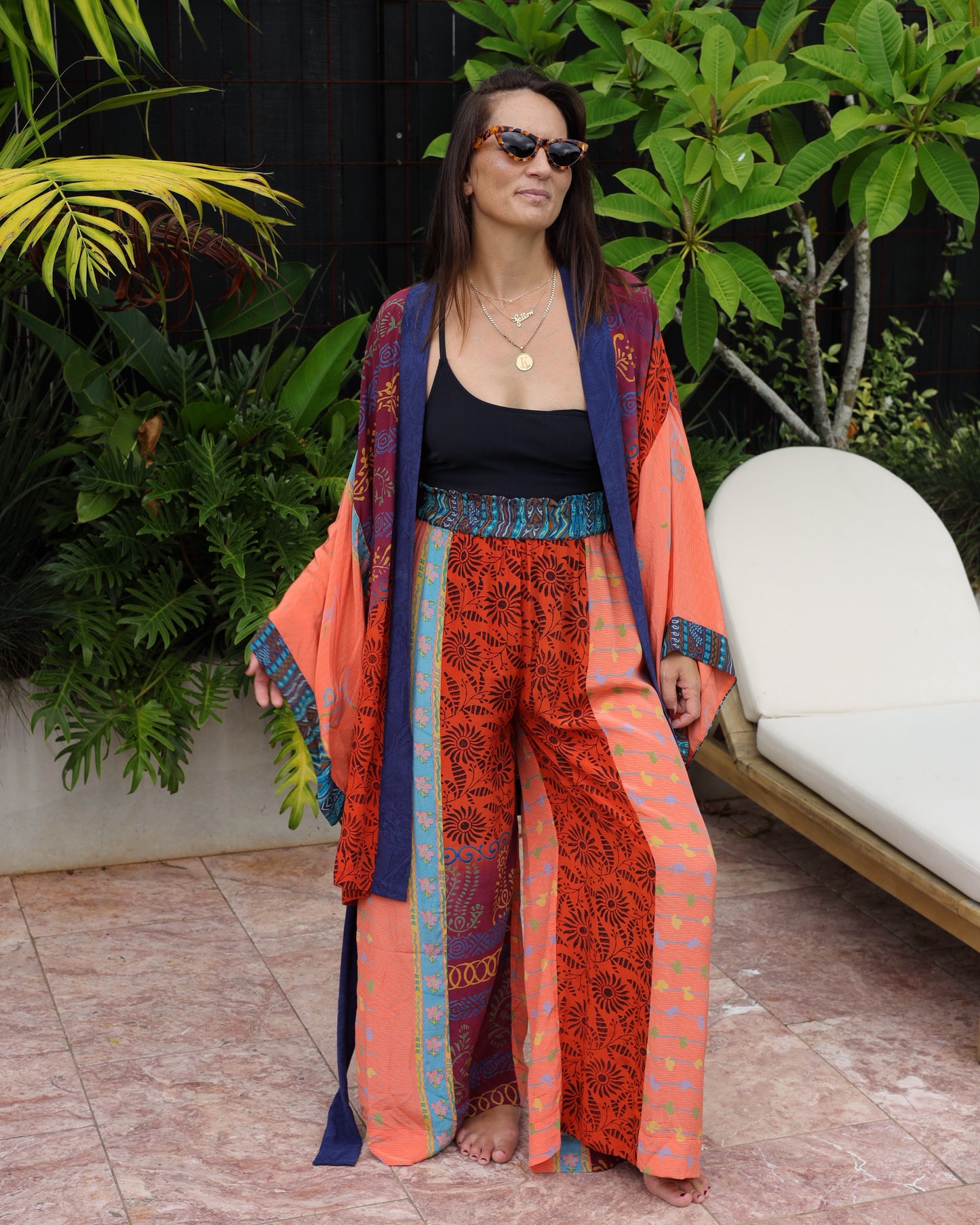 Marigold Silk Robe Col 09, LARGE