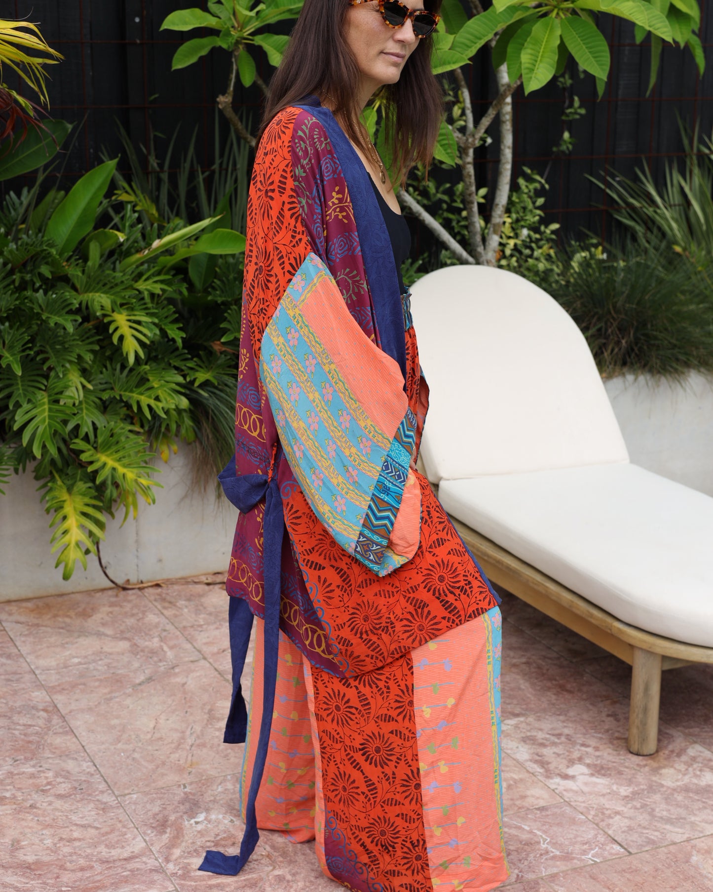 Marigold Silk Robe Col 09, LARGE