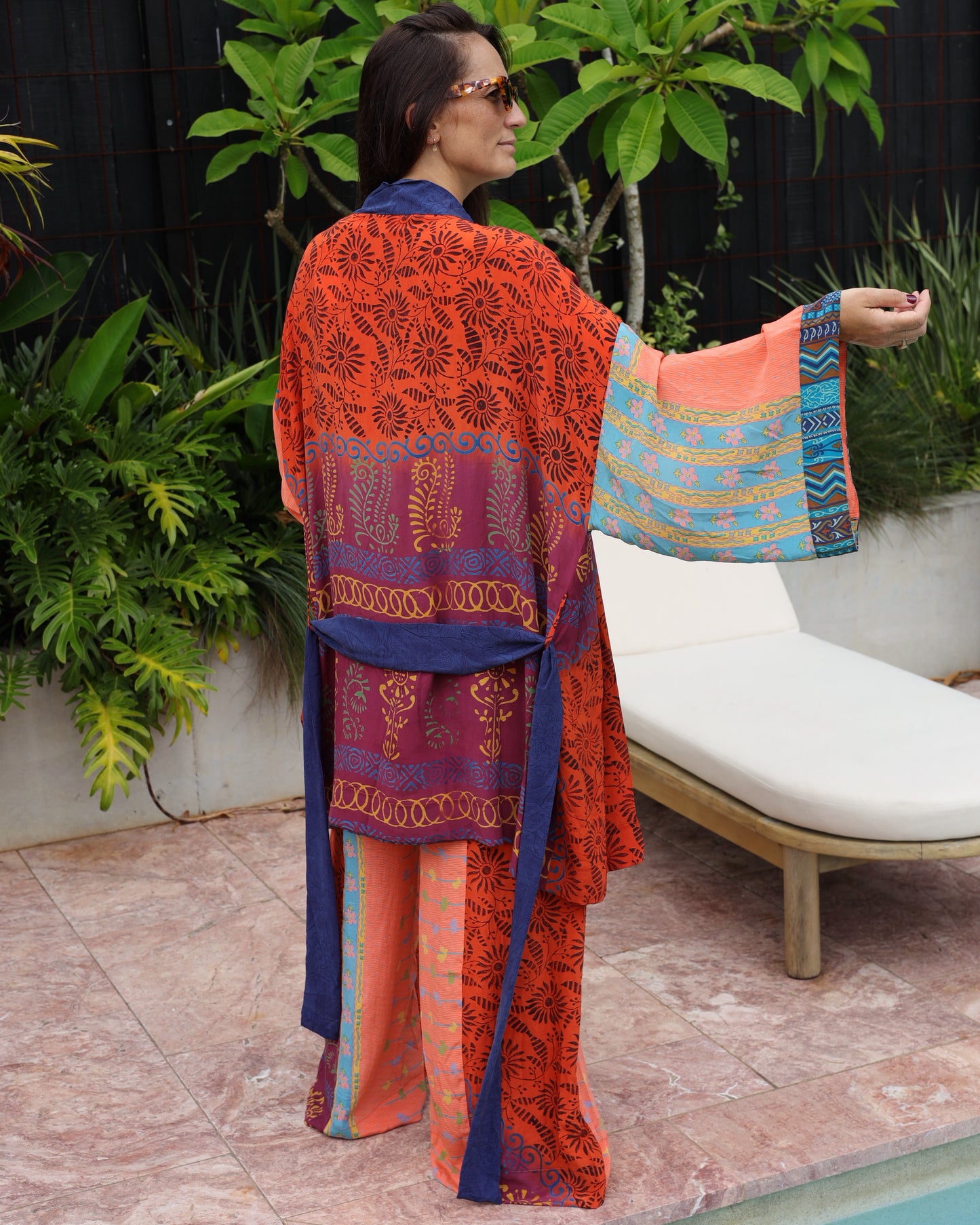 Marigold Silk Robe Col 09, LARGE