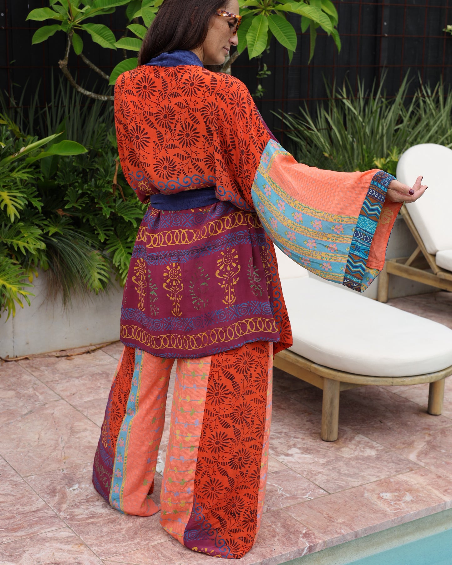 Marigold Silk Robe Col 09, LARGE