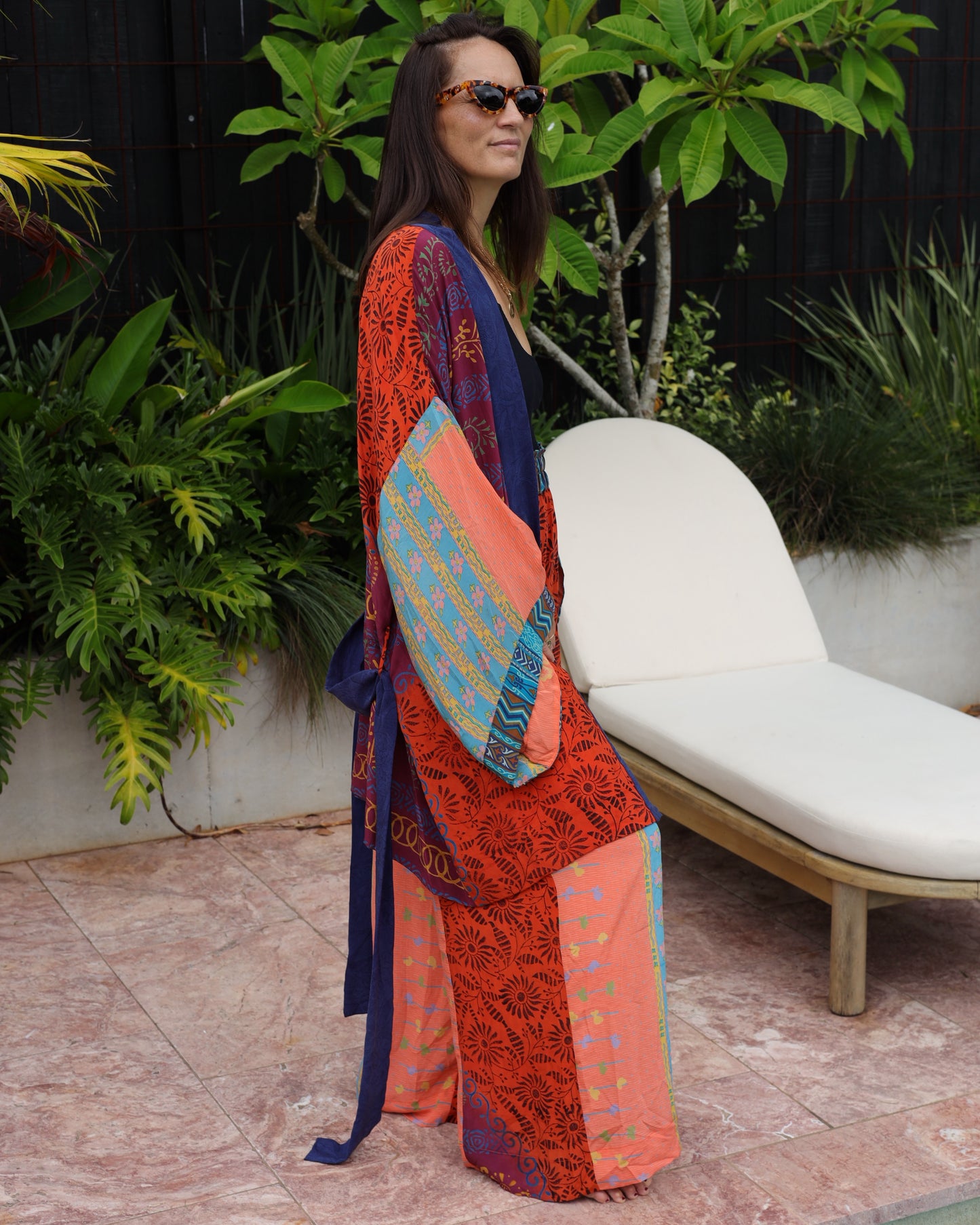 Marigold Silk Robe Col 09, LARGE