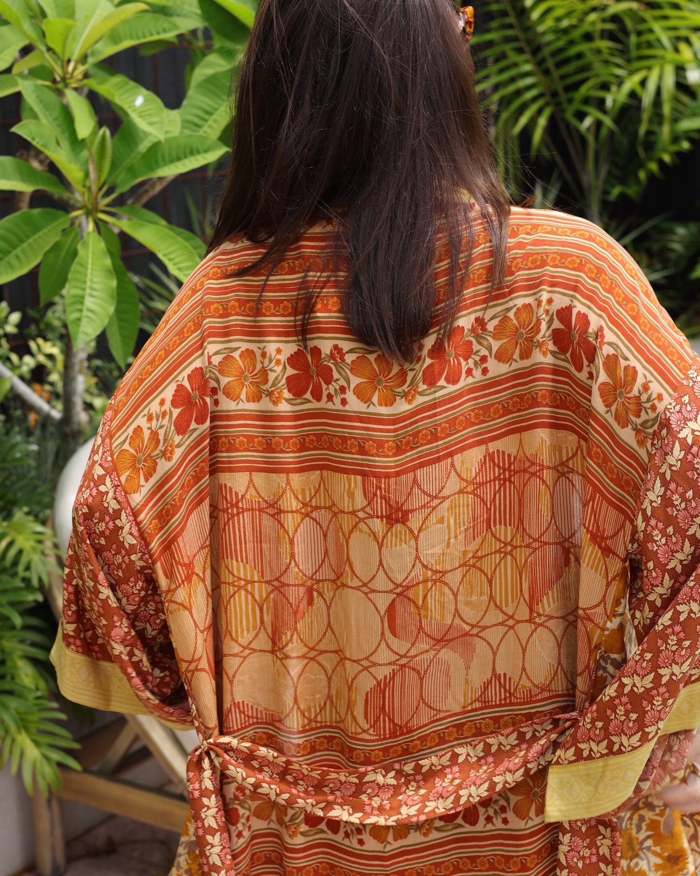 Marigold Silk Robe Col 14, SMALL