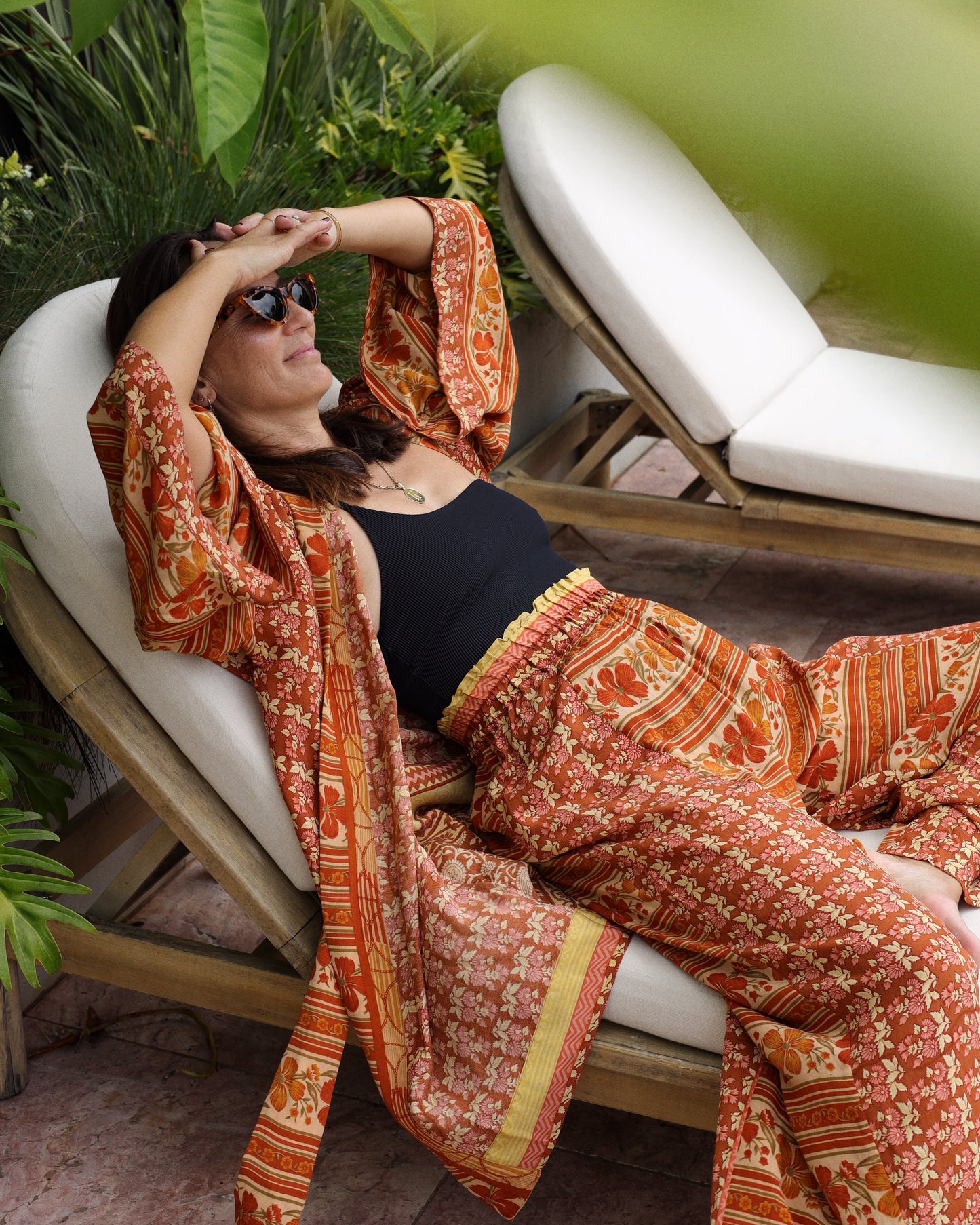 Marigold Silk Robe Col 13, SMALL