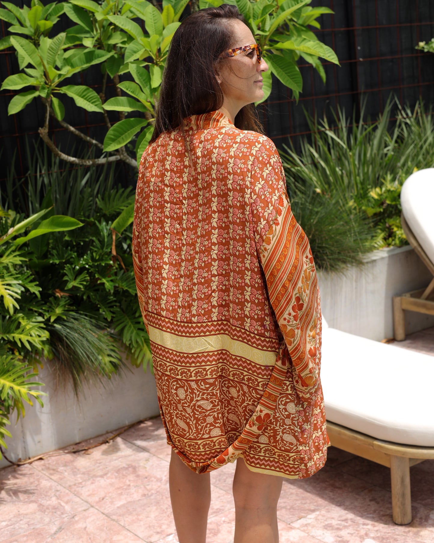 Marigold Silk Robe Col 13, SMALL