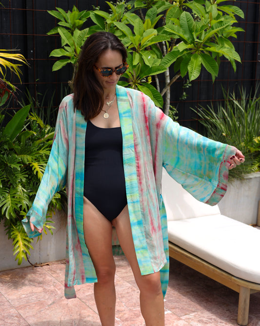 Marigold Silk Robe Col 06, X-LARGE