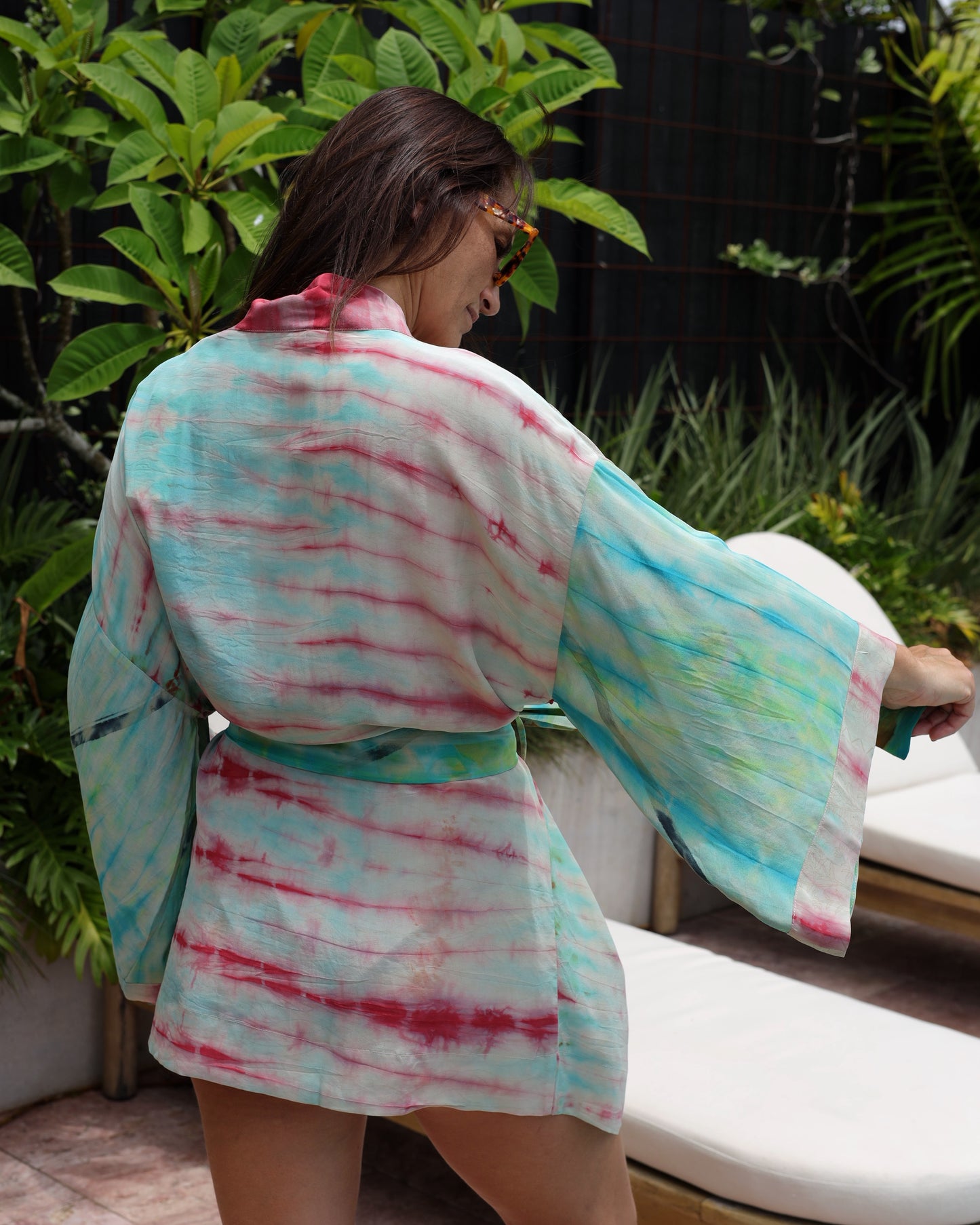 Marigold Silk Robe Col 06, X-LARGE