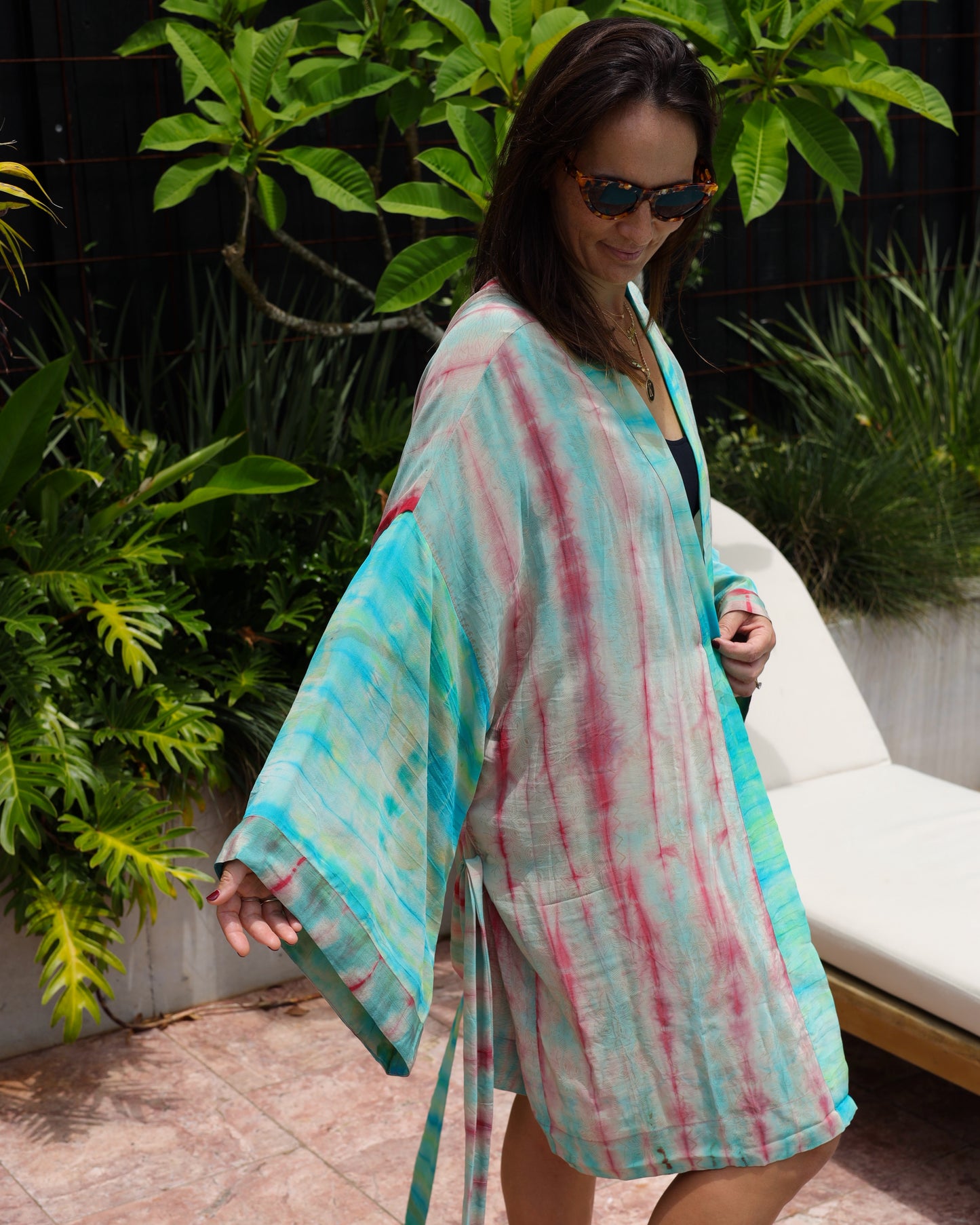 Marigold Silk Robe Col 06, X-LARGE