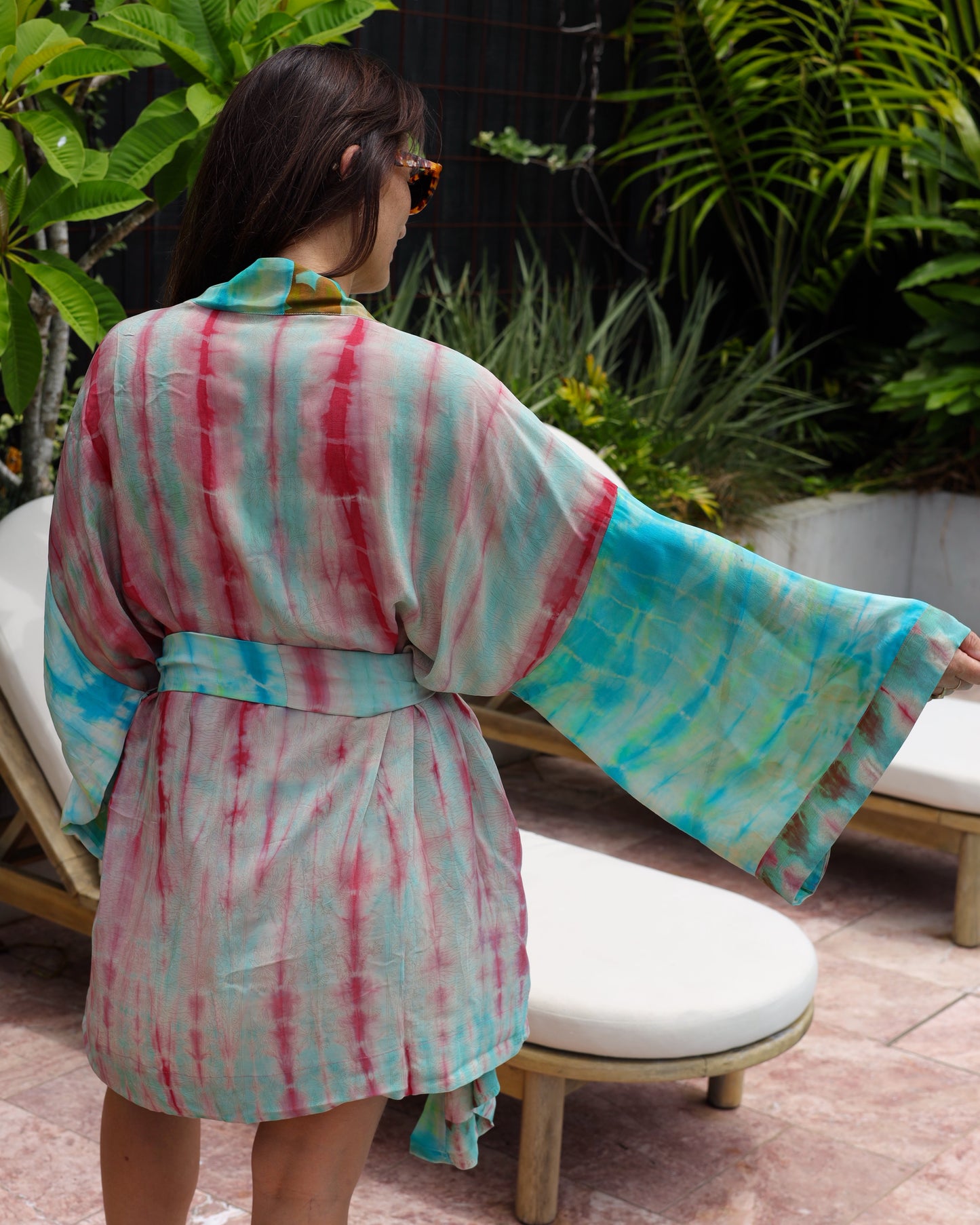 Marigold Silk Robe Col 06, X-LARGE