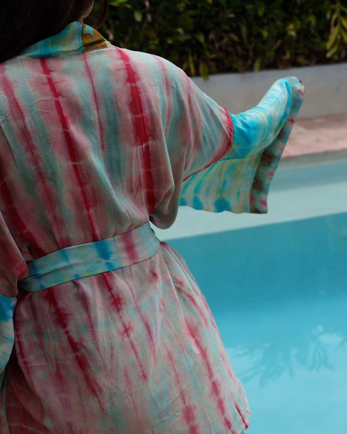 Marigold Silk Robe Col 06, X-LARGE