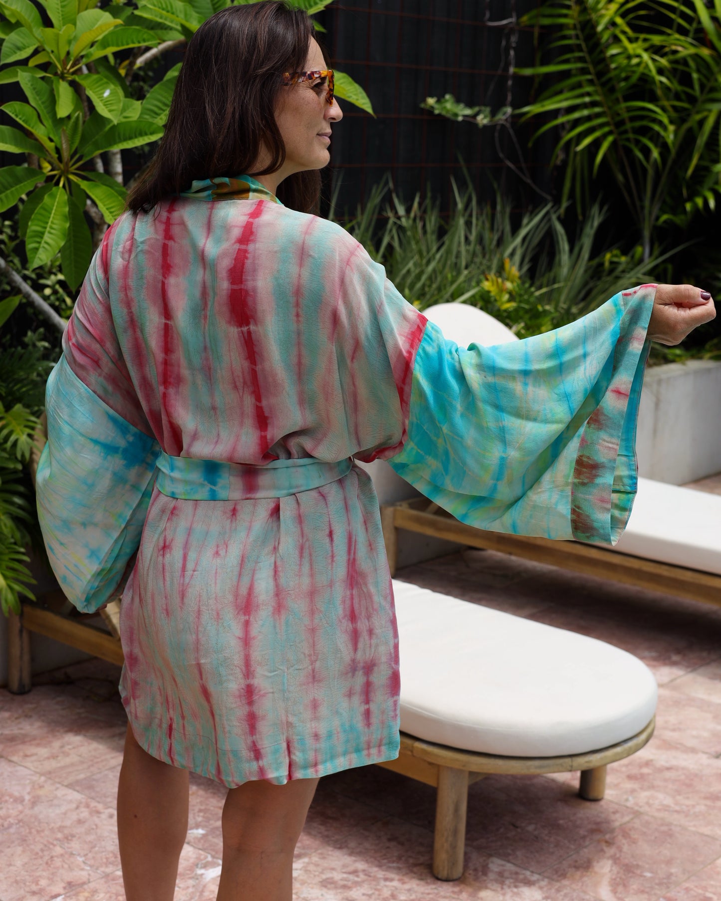 Marigold Silk Robe Col 06, X-LARGE