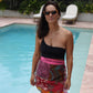 Wrap Skirt Hibiscus 01, O/S