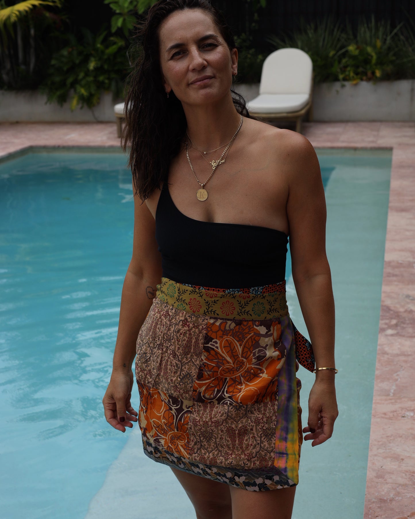 Wrap Skirt Earthy 12, O/S