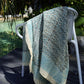 Blockprint Sarong, Geo Blue