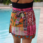 Wrap Skirt Hibiscus 02, O/S
